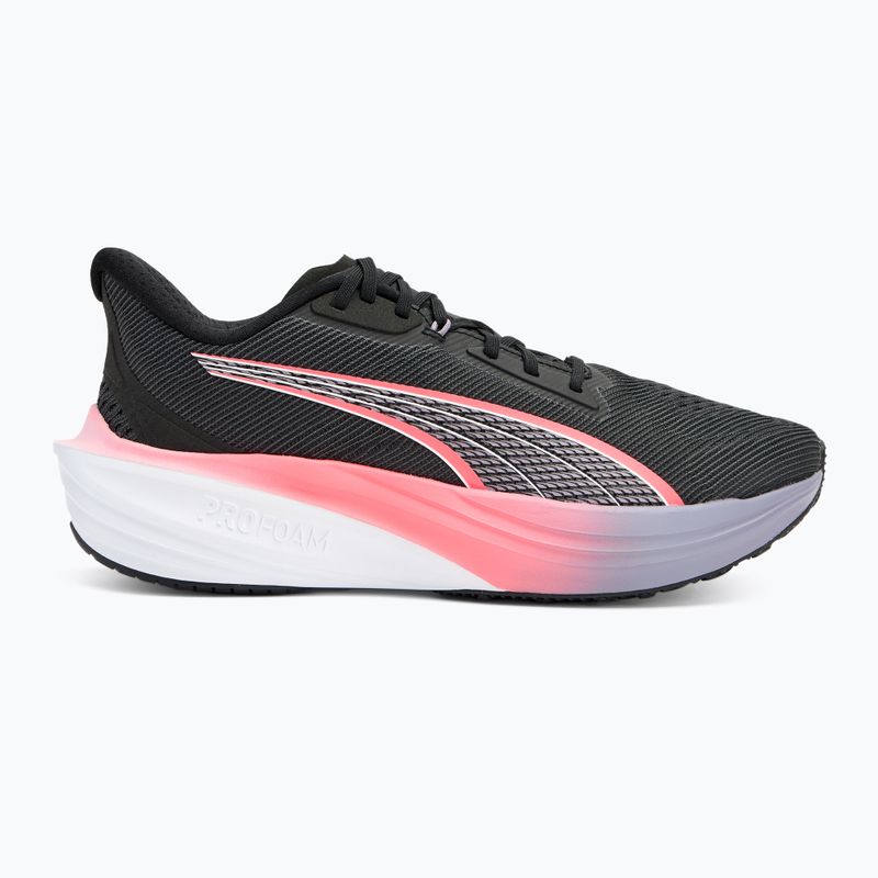 PUMA Darter Pro Laufschuhe puma schwarz/Sonnenuntergang glühen/blass Pflaume 2