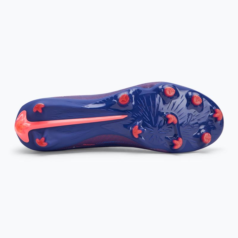 PUMA Ultra 5 Match+ FG/AG Lapislazuli/Puma Weiß/Sonnenuntergang Gloe Fußballschuhe 4