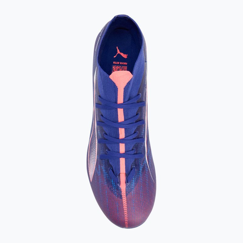 PUMA Ultra 5 Match+ FG/AG Lapislazuli/Puma Weiß/Sonnenuntergang Gloe Fußballschuhe 5