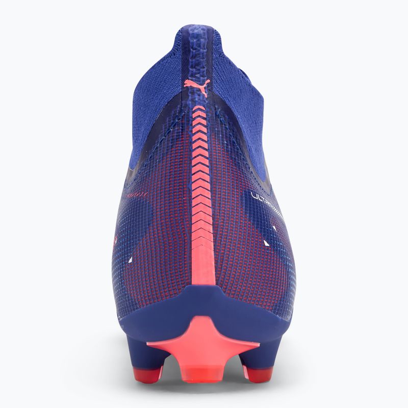 PUMA Ultra 5 Match+ FG/AG Lapislazuli/Puma Weiß/Sonnenuntergang Gloe Fußballschuhe 6