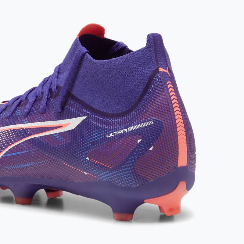PUMA Ultra 5 Match+ FG/AG Lapislazuli/Puma Weiß/Sonnenuntergang Gloe Fußballschuhe 8