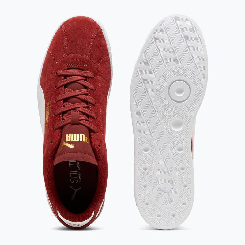 Schuhe PUMA Club II intense red/puma white/puma gold 3