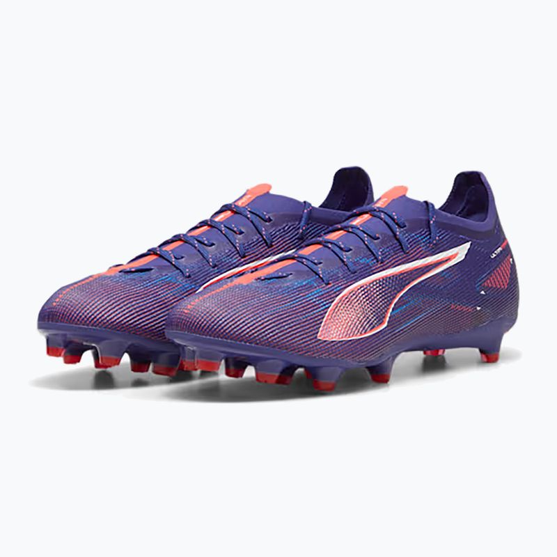 PUMA Ultra 5 Pro FG/AG Lapislazuli/Puma Weiß/Sonnenuntergang Gloe Fußballschuhe 8