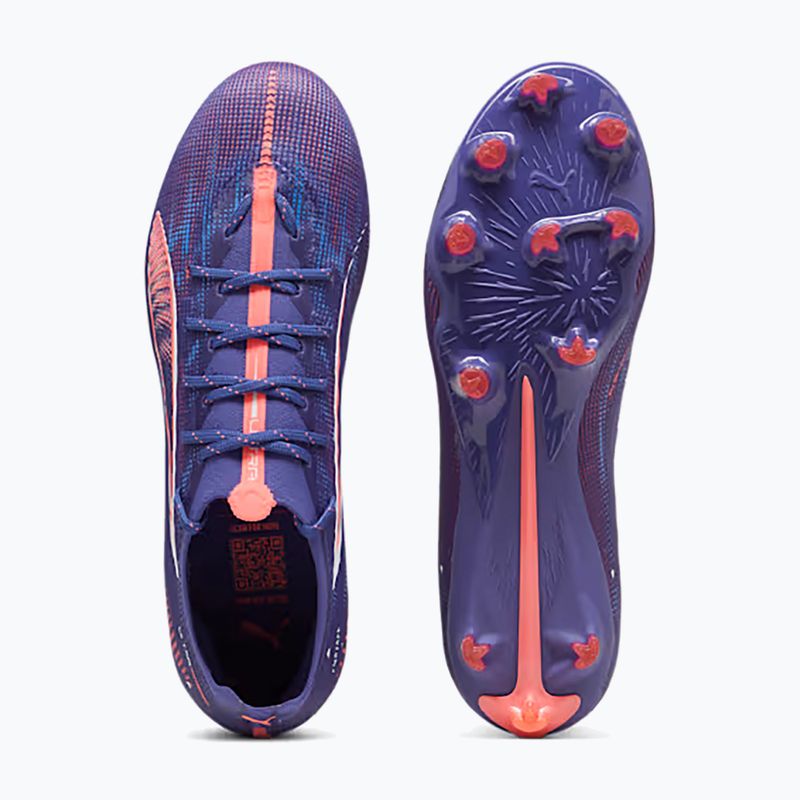 PUMA Ultra 5 Pro FG/AG Lapislazuli/Puma Weiß/Sonnenuntergang Gloe Fußballschuhe 11