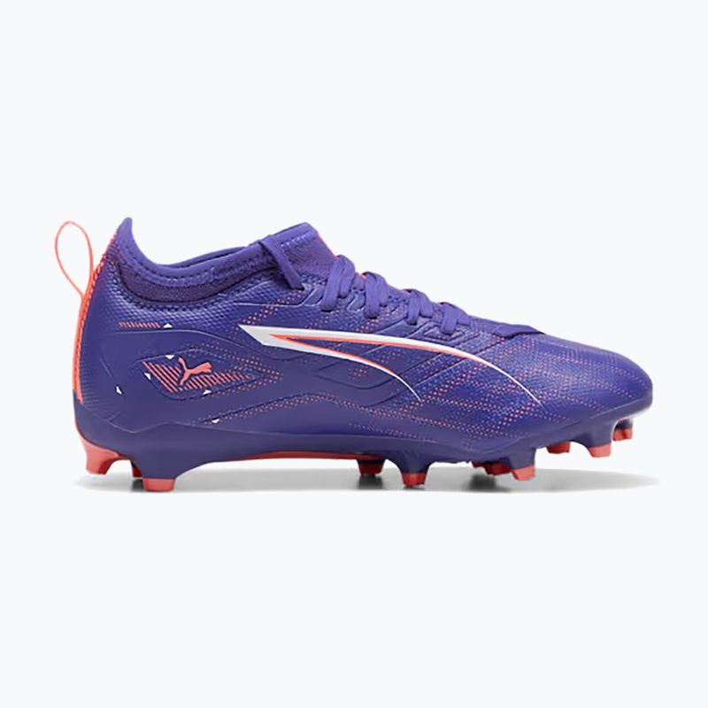 PUMA Ultra 5 Match FG/AG Jr Kinder-Fußballschuhe Lapislazuli/Puma Weiß/Sunset Glow 10