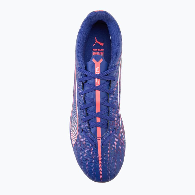 PUMA Ultra 5 Play FG/AG Lapislazuli/Puma Weiß/Sunset Gloe Fußballschuhe