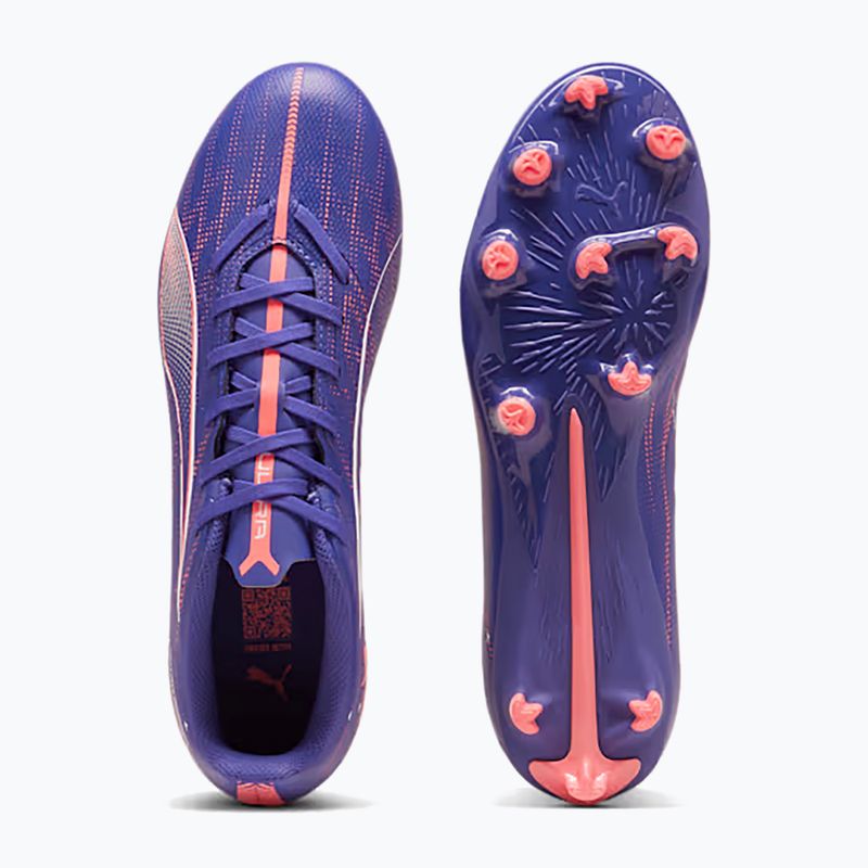 PUMA Ultra 5 Play FG/AG Lapislazuli/Puma Weiß/Sunset Gloe Fußballschuhe