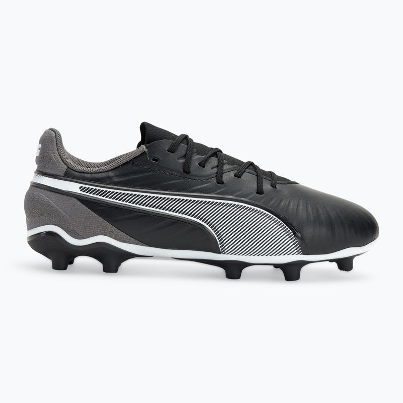 PUMA King Match FG/AG Jr Kinder Fußballschuhe puma schwarz/puma weiß/cool dark grey 2