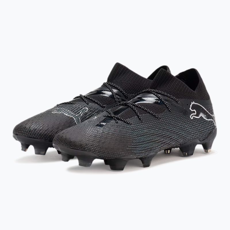 PUMA Future 7 Ultimate FG/AG Fußballschuhe puma schwarz/puma silber 8