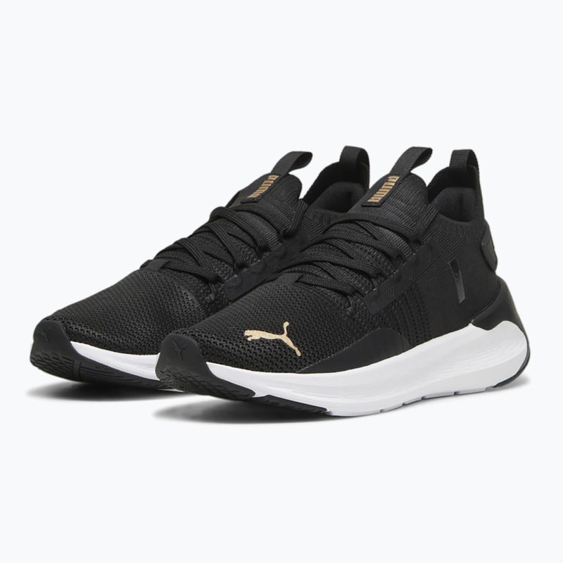 Laufschuhe Damen PUMA Softride Symmetry Fuzion puma black/puma gold