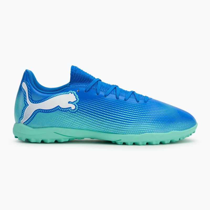 Fußballschuhe PUMA Future 7 Play TT hyperlink blue/mint/puma white 2