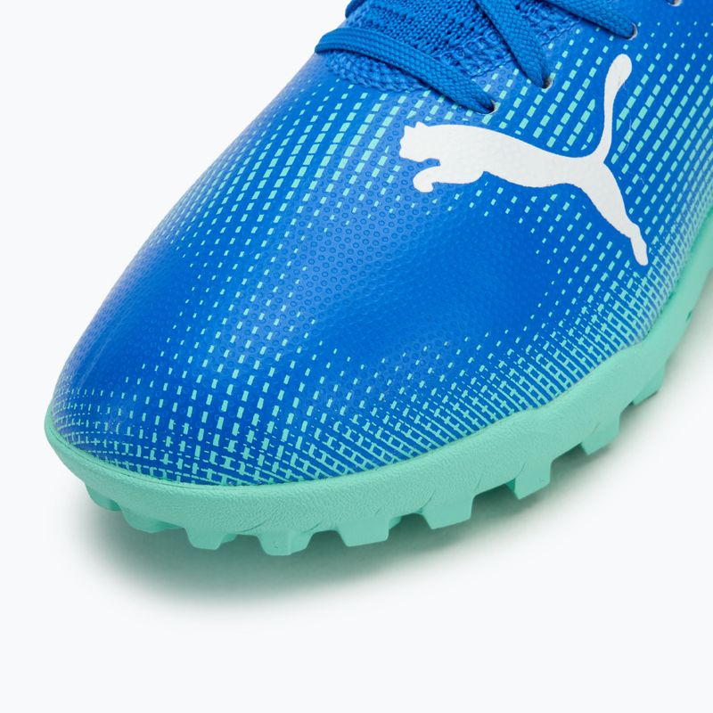 Fußballschuhe PUMA Future 7 Play TT hyperlink blue/mint/puma white 7