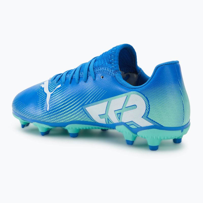 Fußballschuhe Kinder PUMA Future 7 Play FG/AG Jr hyperlink blue/mint/puma white