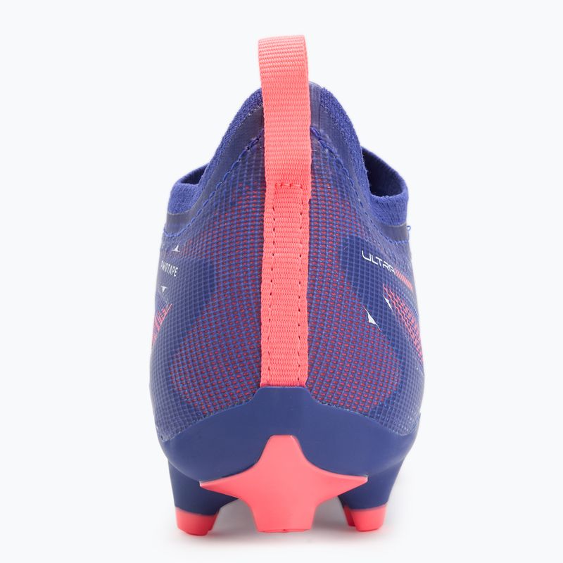 PUMA Ultra 5 Pro FG/AG Jr Kinder-Fußballschuhe Lapislazuli/Puma Weiß/Sunset Glow 6
