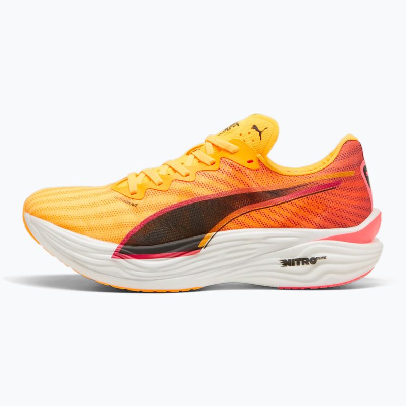 PUMA Deviate Nitro Elite 3 Herren Laufschuhe Feuer-Sonne-Strom/Sonnenuntergang-Glühen 3