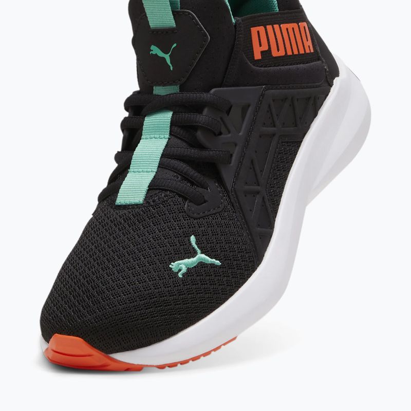 PUMA Softride Enzo NXT Jr Kinderschuhe puma schwarz / jade frost 5