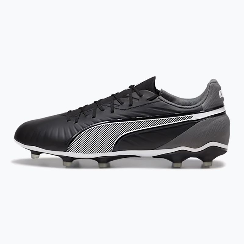 PUMA King Match FG/AG Fußballschuhe puma schwarz/puma weiß/cool dark grey 8