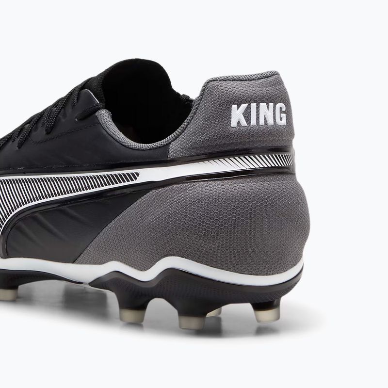 PUMA King Match FG/AG Fußballschuhe puma schwarz/puma weiß/cool dark grey 13