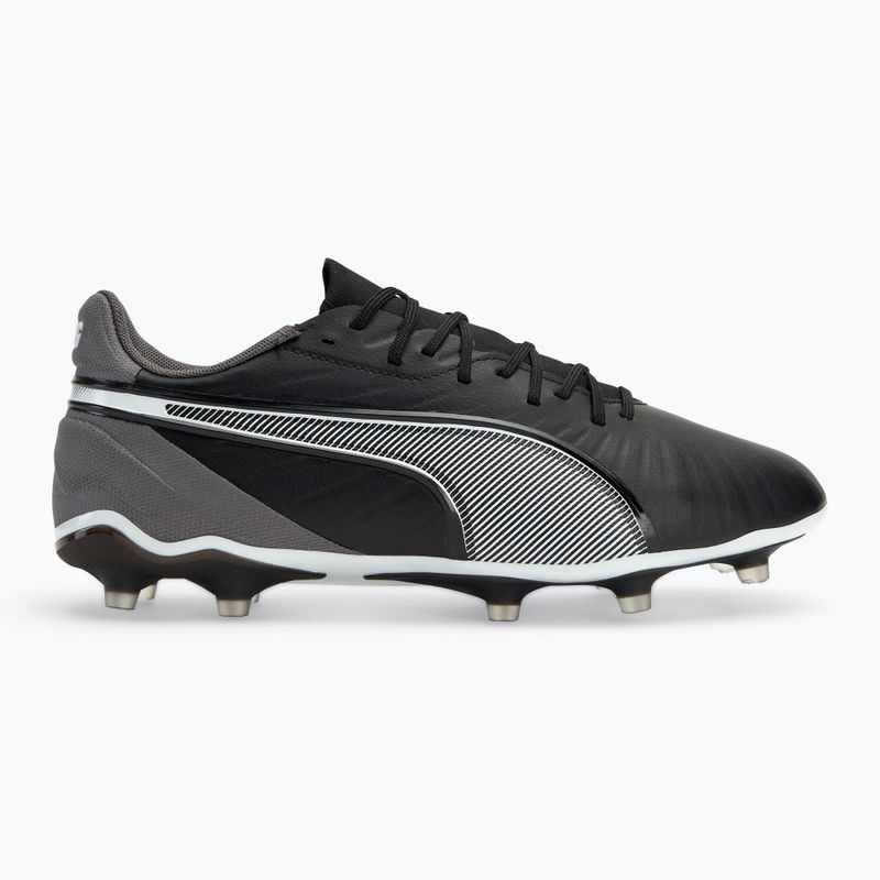 PUMA King Match FG/AG Fußballschuhe puma schwarz/puma weiß/cool dark grey 2