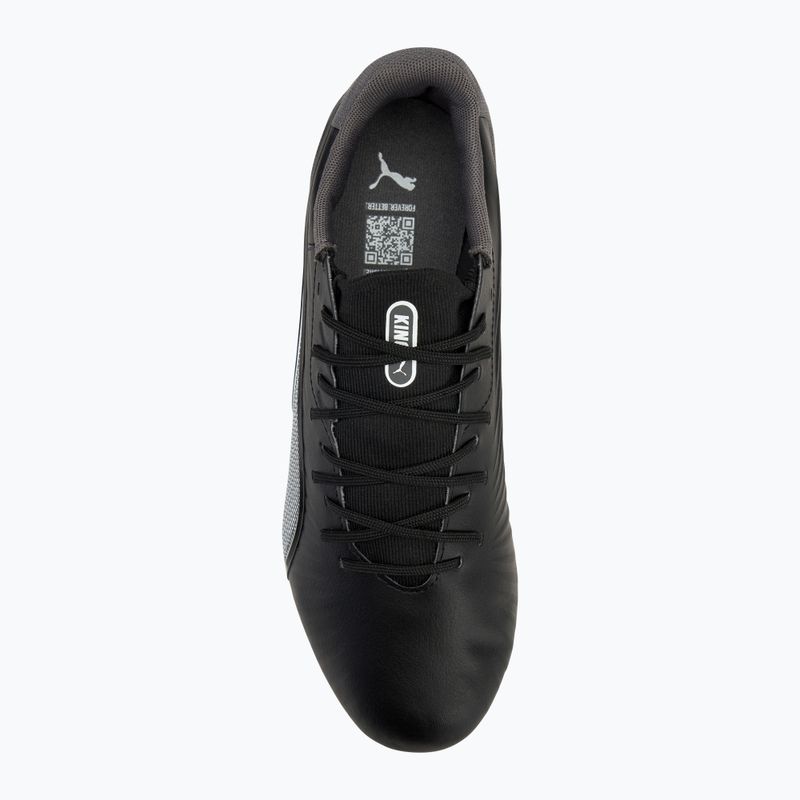 PUMA King Match FG/AG Fußballschuhe puma schwarz/puma weiß/cool dark grey 5