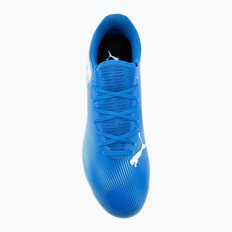 Fußballschuhe PUMA Future 7 Play FG/AG hyperlink blue/mint/puma white 5