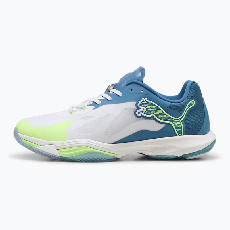 Schuhe PUMA Vantage Nitro puma white/ blue horizon/ fizzy apple 9