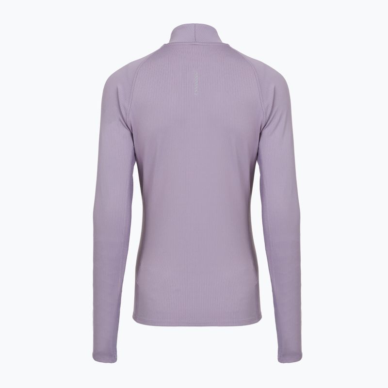 Damen Laufshirt PUMA Run For Her Ribbed Full Zip blass Pflaume 2