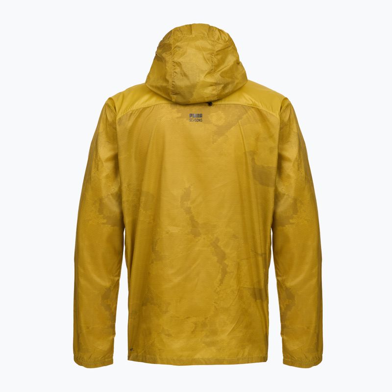 Laufjacke für Herren Puma Seasons Windcell Running Jacket gold 2