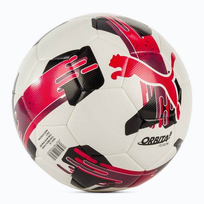 PUMA Orbit 5 Fusion Fußball puma weiß/puma rot Größe 3 2