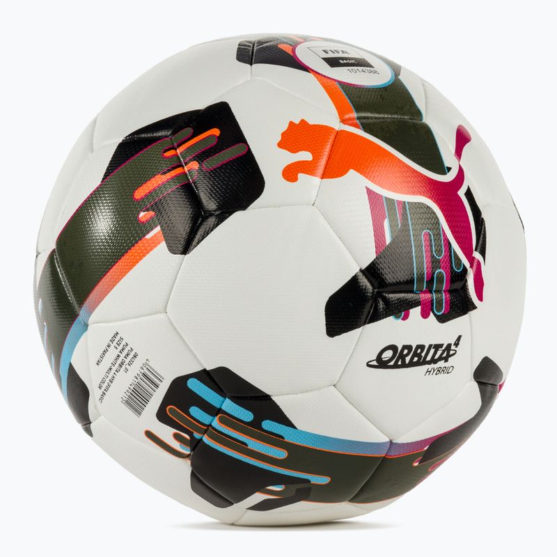PUMA Orbita 4 HYB FIFA Basic Fußball puma weiß/multicolor Größe 5 2