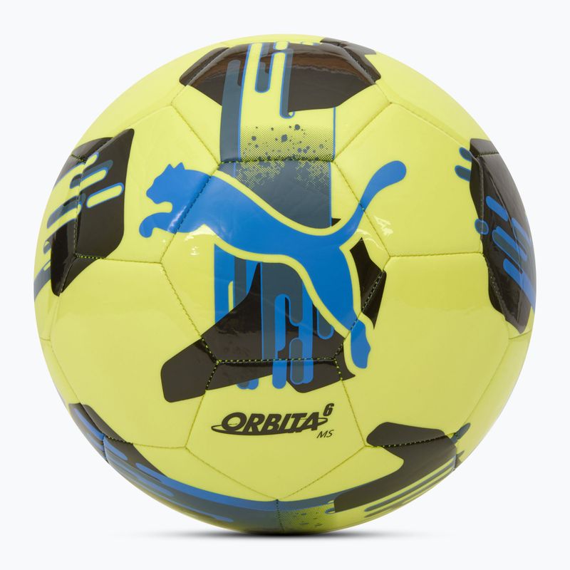 Fußball PUMA Orbita 6 MS puma white/fizzy apple Größe 5