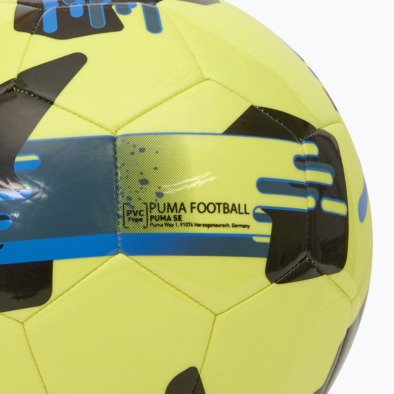 Fußball PUMA Orbita 6 MS puma white/fizzy apple Größe 5 3