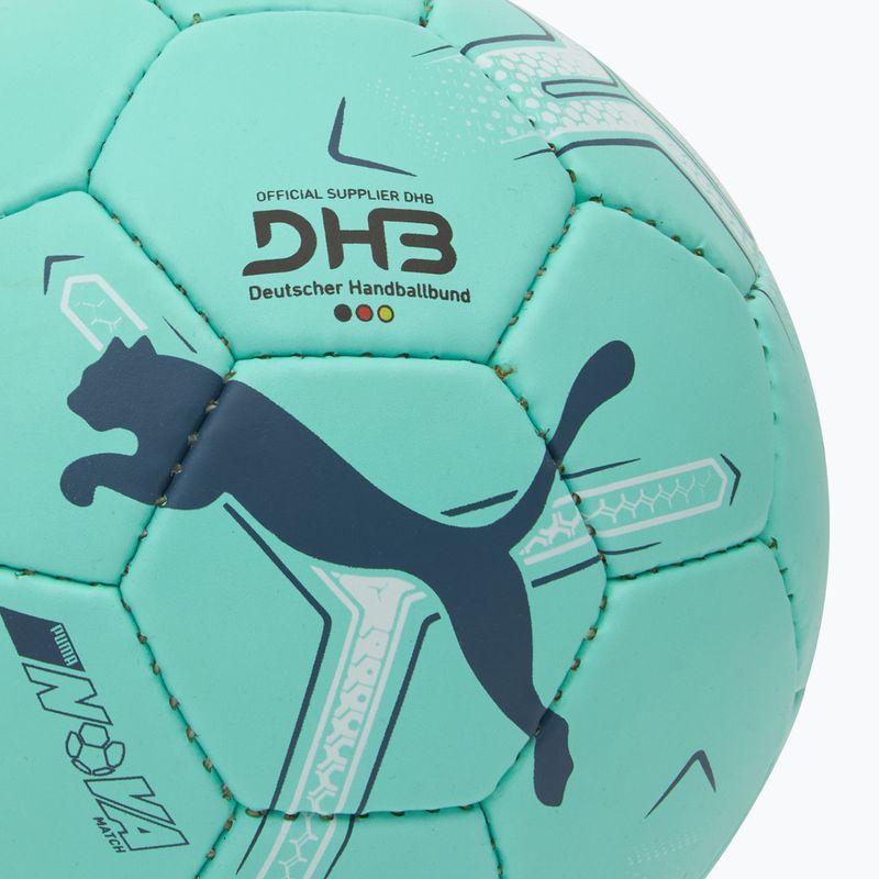 PUMA Nova Match electric Handball pfefferminz/grauer Himmel/puma weißer Größe 2