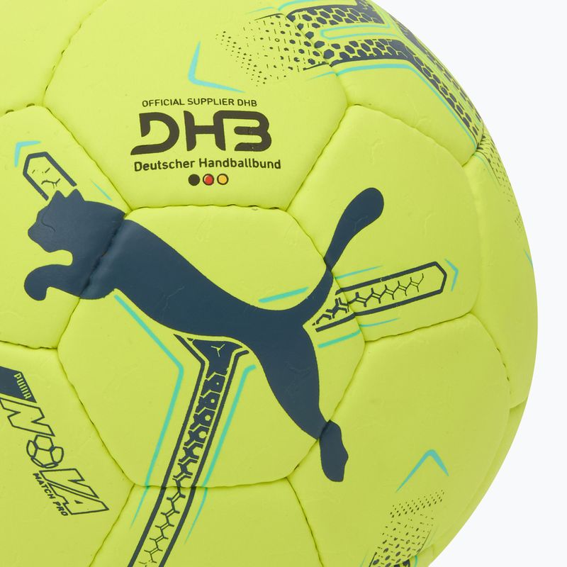 PUMA Nova Match Pro sprudelnder Apfel/graue Skier Handball Größe 2 3