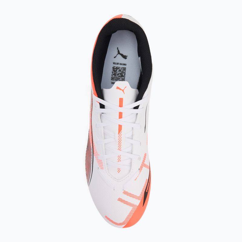Fußballschuhe PUMA Ultra 5 Play FG/AG puma white/puma black/glowing red 5