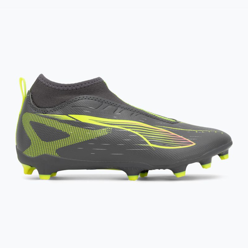 Fußballschuhe Kinder PUMA Ultra 5 Match+ LL FG/AG Jr matte aged silver/yellow alert/puma aged silver 2