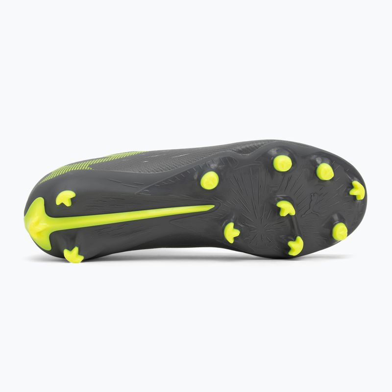 Fußballschuhe Kinder PUMA Ultra 5 Match+ LL FG/AG Jr matte aged silver/yellow alert/puma aged silver 4