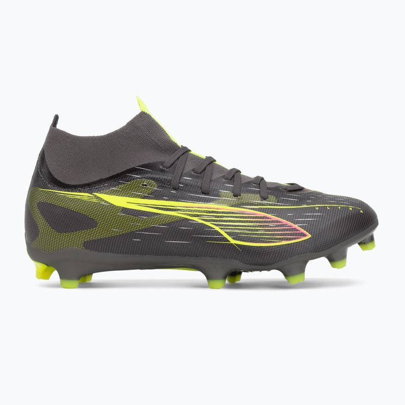Fußballschuhe Herren PUMA Ultra 5 Match+ FG/AG matte aged silver/yellow alert/puma aged silver 2