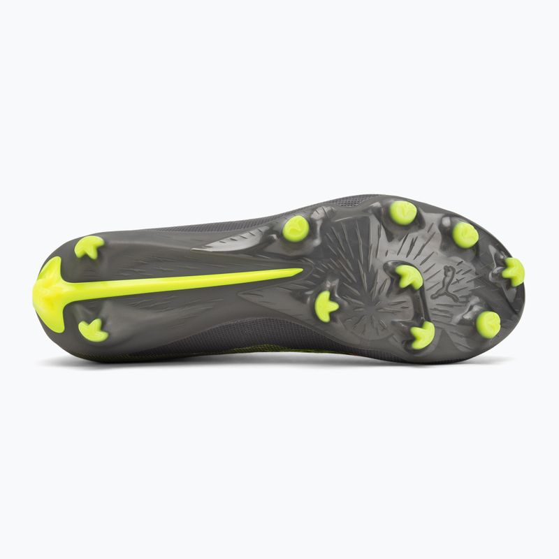 Fußballschuhe Herren PUMA Ultra 5 Match+ FG/AG matte aged silver/yellow alert/puma aged silver 4