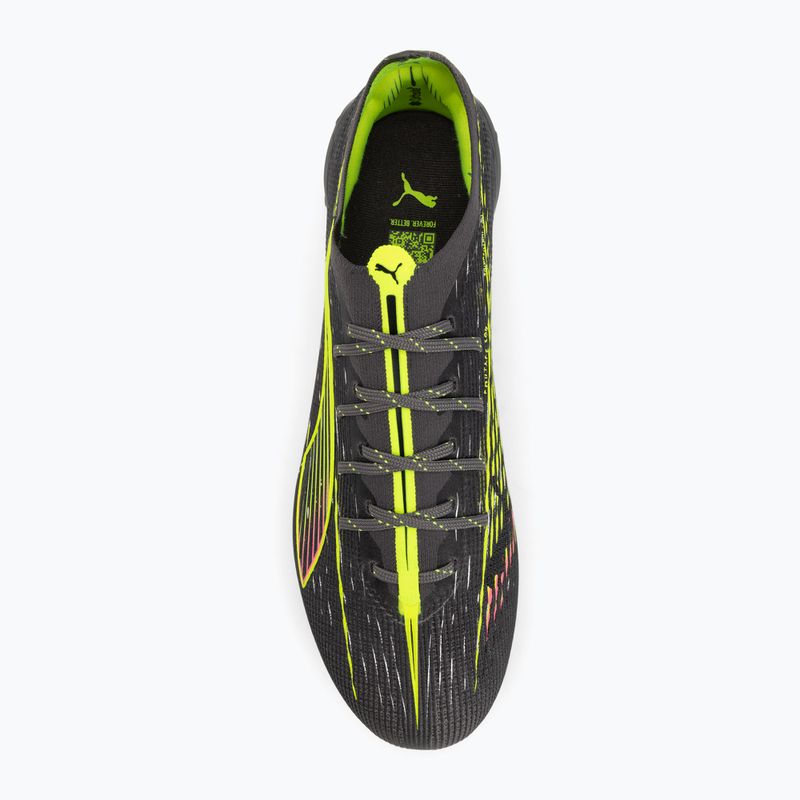Fußballschuhe Herren PUMA Ultra 5 Ultimate MxSG matte aged silver/yellow alert/sun struck 5