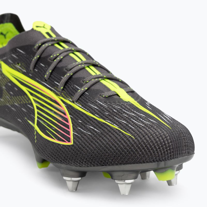 Fußballschuhe Herren PUMA Ultra 5 Ultimate MxSG matte aged silver/yellow alert/sun struck 7