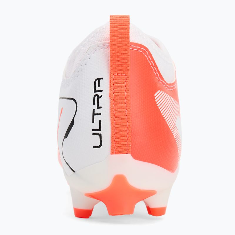 Fußballschuhe Kinder PUMA Ultra 5 Match FG/AG Jr puma white/puma black/glowing red 6