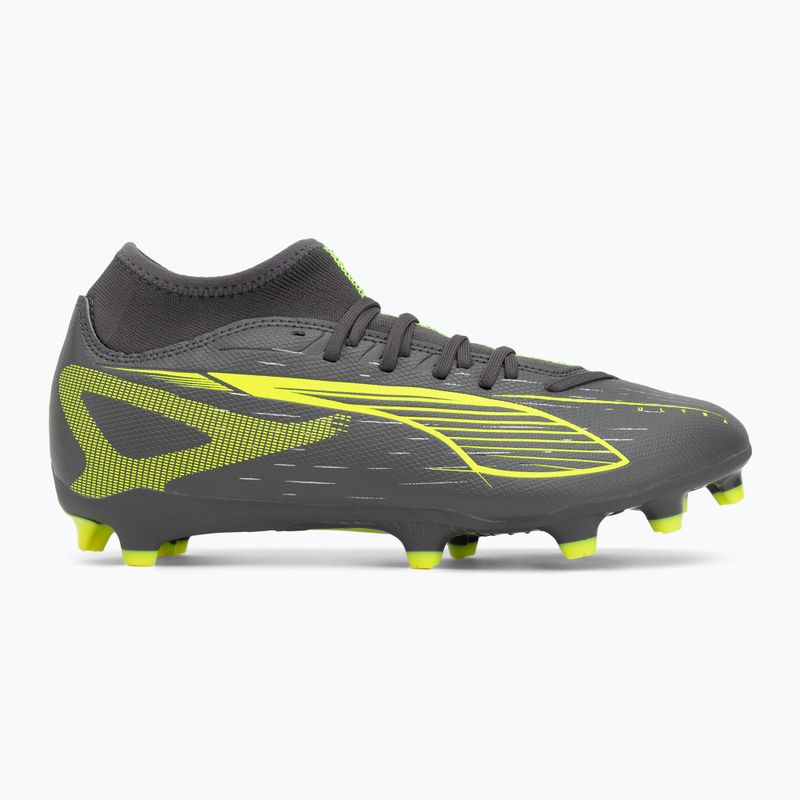 Fußballschuhe Herren PUMA Ultra 5 Play+ FG/AG matte aged silver/yellow alert/puma aged silver 2