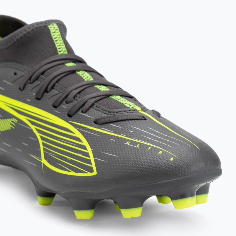 Fußballschuhe Herren PUMA Ultra 5 Play+ FG/AG matte aged silver/yellow alert/puma aged silver 7