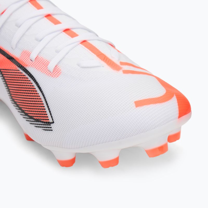 Fußballschuhe Herren PUMA Ultra 5 Match FG/AG puma white/puma black/glowing red 7