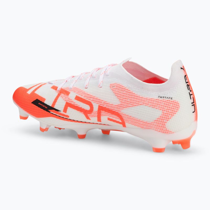 Fußballschuhe Herren PUMA Ultra 5 Pro FG/AG puma white/puma black/glowing red 3