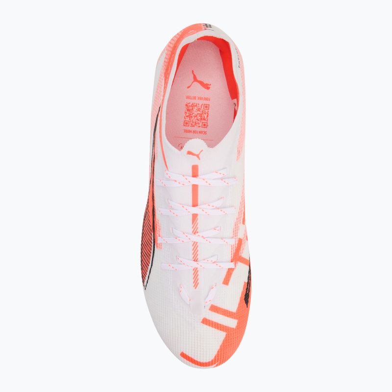 Fußballschuhe Herren PUMA Ultra 5 Pro FG/AG puma white/puma black/glowing red 5