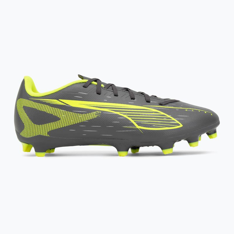Fußballschuhe PUMA Ultra 5 Play FG/AG matte aged silver/yellow alert/puma aged silver 2