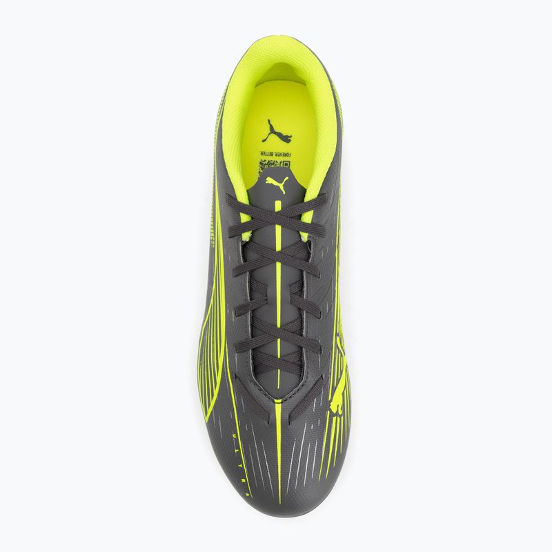 Fußballschuhe PUMA Ultra 5 Play FG/AG matte aged silver/yellow alert/puma aged silver 5