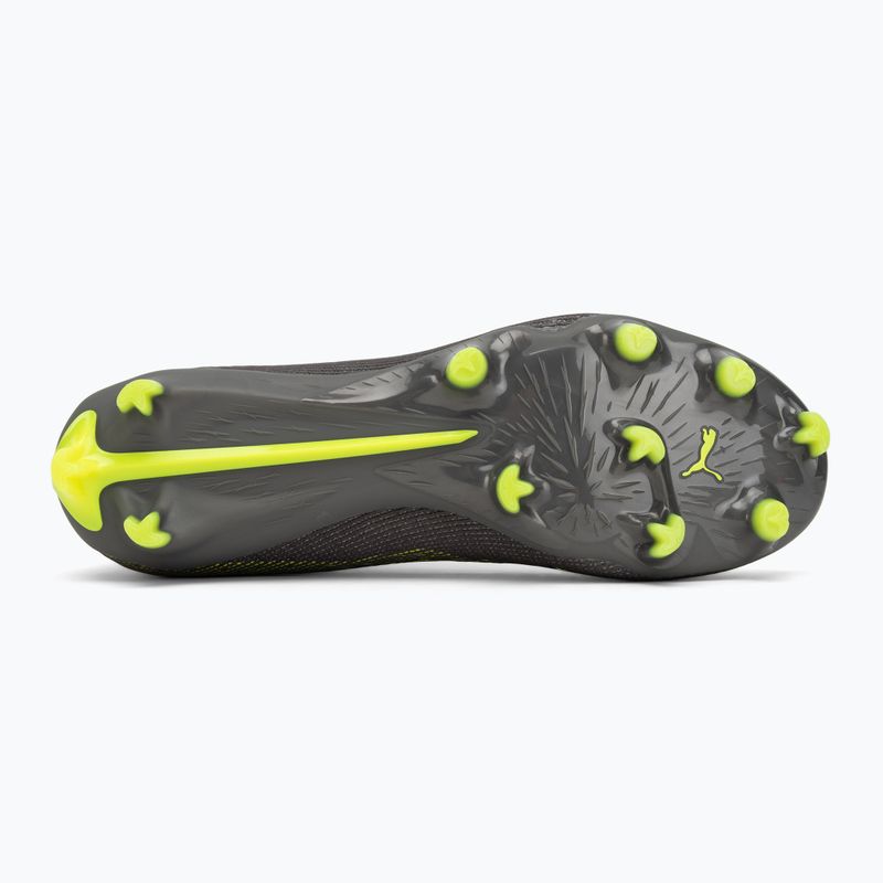 Fußballschuhe Herren PUMA Ultra 5 Pro FG/AG matte aged silver/yellow alert/sun struck 4